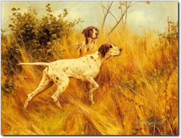 perros cazadores 34 Pinturas al óleo